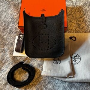 HERMES MINI EVELYNE 16 TPM AMAZONE CROSSBODY SHOULDER BAG CLEMENCE